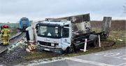 Koszmar na przejeździe kolejowym. Pociąg wjechał w ciężarówkę