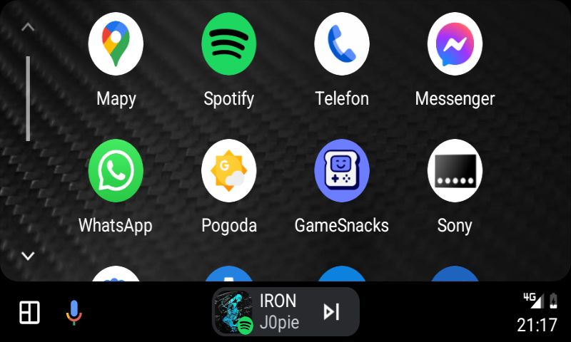 Zaktualizowany układ ikon w Androidzie Auto