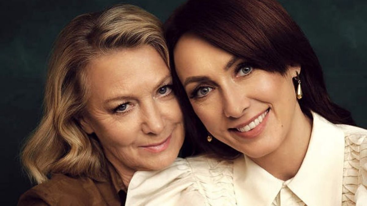 Anna Kalczyńska z mamą 