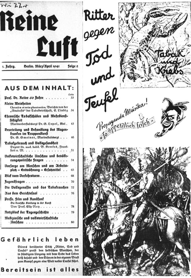 "Reine Luft" - antytytoniowa gazeta, ukazując się w III Rzeszy