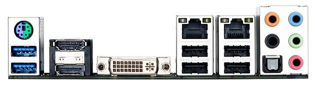 Płyta głowna Gigabyte GA-B75N - złącza