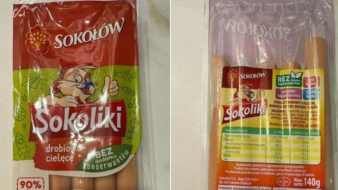 Katarzyna Bosacka nie kryła zdziwienia na widok tych parówek. 