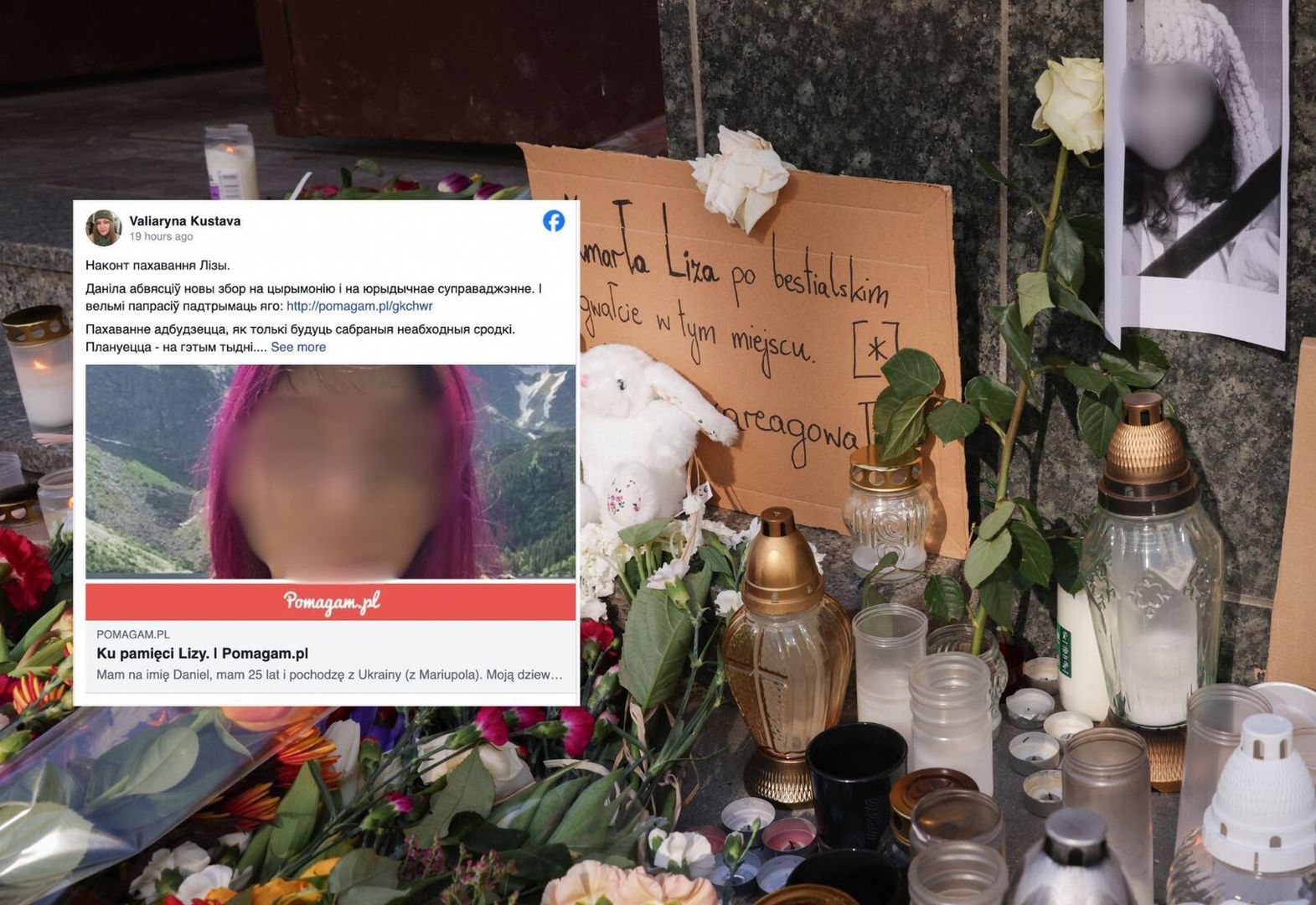 Brutalny gwałt i zabójstwo Lizy w Warszawie. Chłopak 25-latki organizuje zbiórkę na pogrzeb i prawnika
