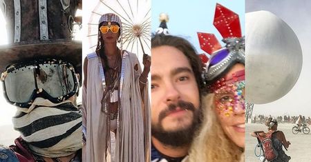 Burning Man 2018: Lustrzana Ziemia, dziwne stroje i Heidi Klum z młodym chłopakiem (ZDJĘCIA)