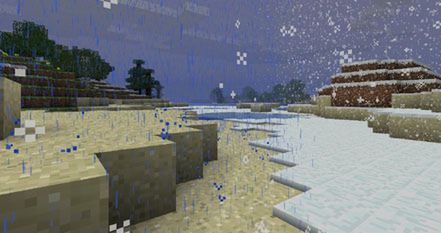 Efekty pogodowe w Minecraft