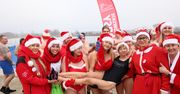 Piotrków Trybunalski: Morsowanie i Mikołajkowy Kiermasz Ciast dla Filipa Grzybowskiego. Zobaczcie, jak było kąpielisku "Słoneczko"