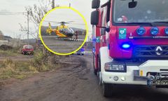 Wypadek na Śląsku. Czarny pył nad miastem