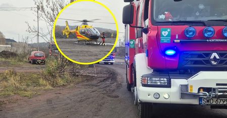 Wypadek na Śląsku. Czarny pył nad miastem