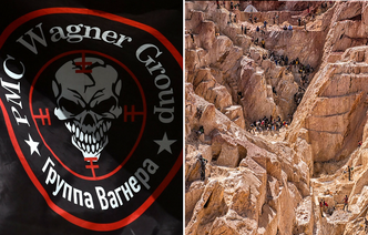 Grupa Wagnera zaminowała dostęp do kopalni złota