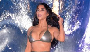 Kim Kardashian w mikroskopijnym bikini. Nie pozostawiło miejsca wyobraźni