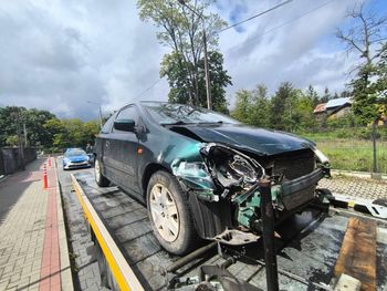 Jechał wrakiem po narkotykach. Auto rozbił kilka dni wcześniej
