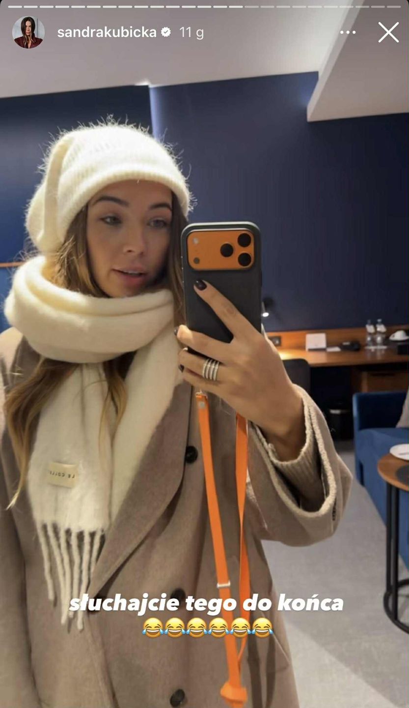 Sandra Kubicka stawia na neutralne kolory