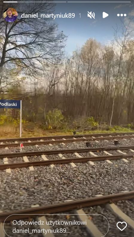 Daniel Martyniuk pojechał odwiedzić groby bliskich