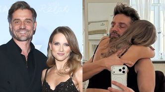 Agnieszka Kaczorowska i Marcin Rogacewicz tulą się do siebie po udanym treningu. Perfekcyjne selfie? FOTO)