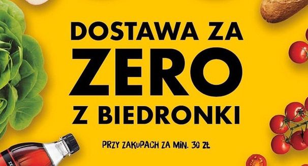 Biedronka stawia na sprzedaż przez internet. Glovo dostarczy teraz e-zakupy za darmo