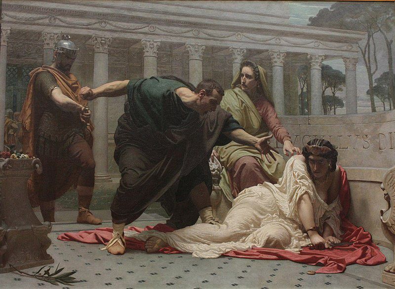 Śmierć Mesaliny, obraz Françoisa Victora Eloi Biennourry’ego