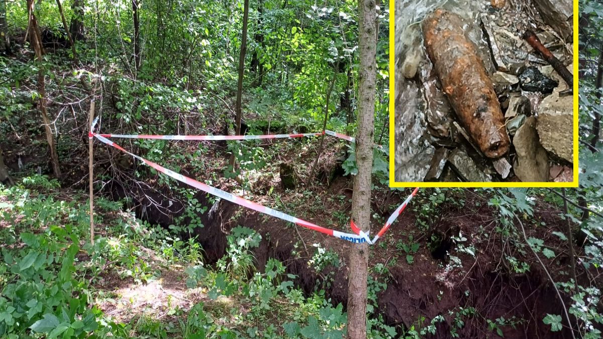 Pociskiem zajęli się saperzy z Krakowa