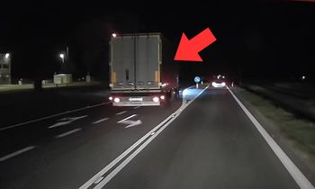 Oto co zrobił kierowca ciężarówki. Internauci aż się zagotowali
