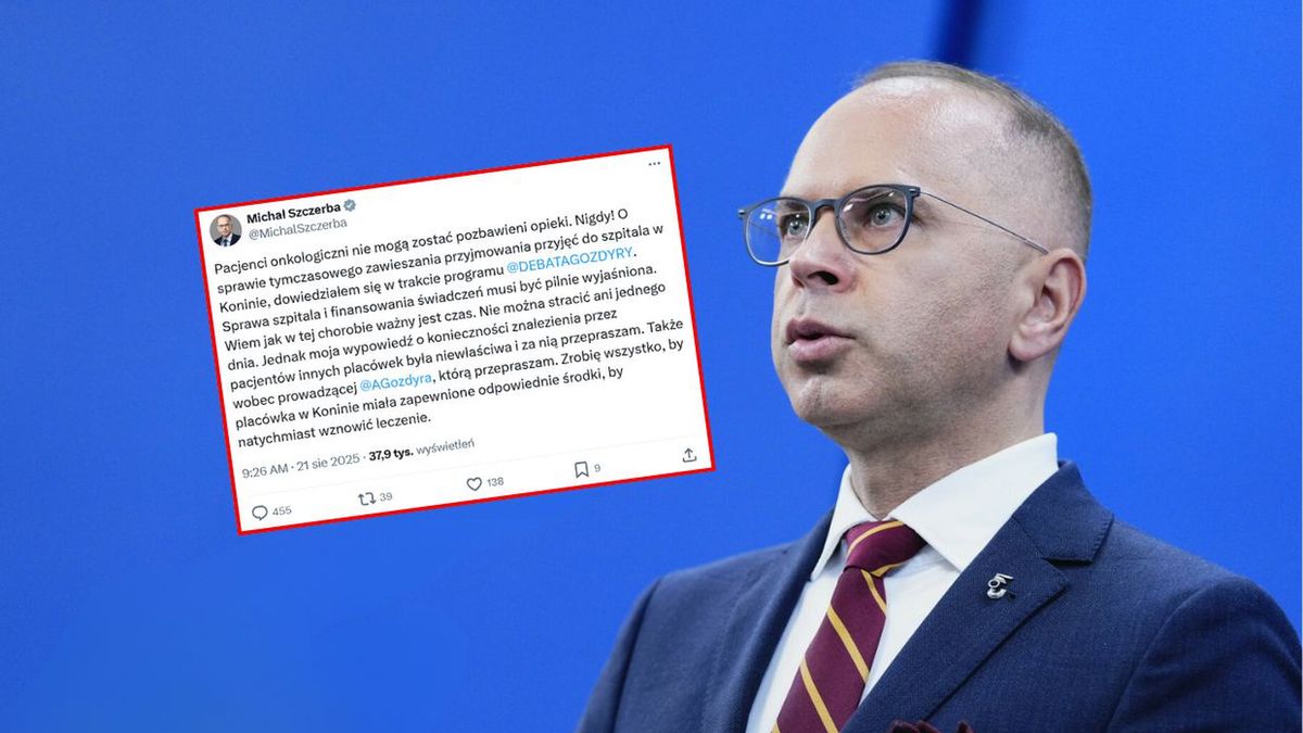 Michał Szczerba przeprasza za słowa w Polsat News