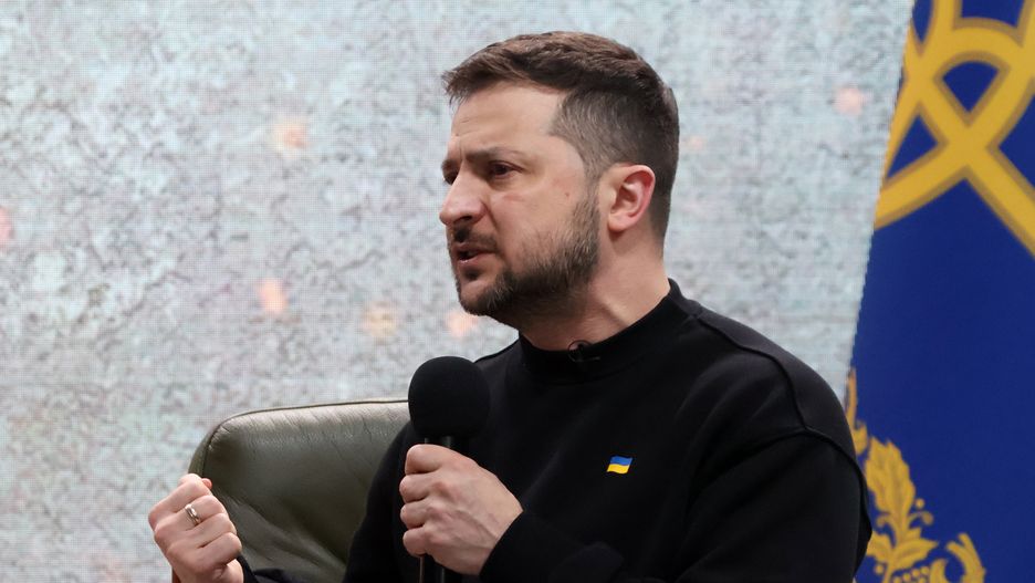 Prezydent Ukrainy Wołodymyr Zełenski