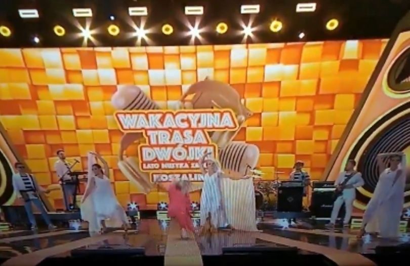 Wakacyjna Trasa Dwójki. Izabela Trojanowska upadła na scenie