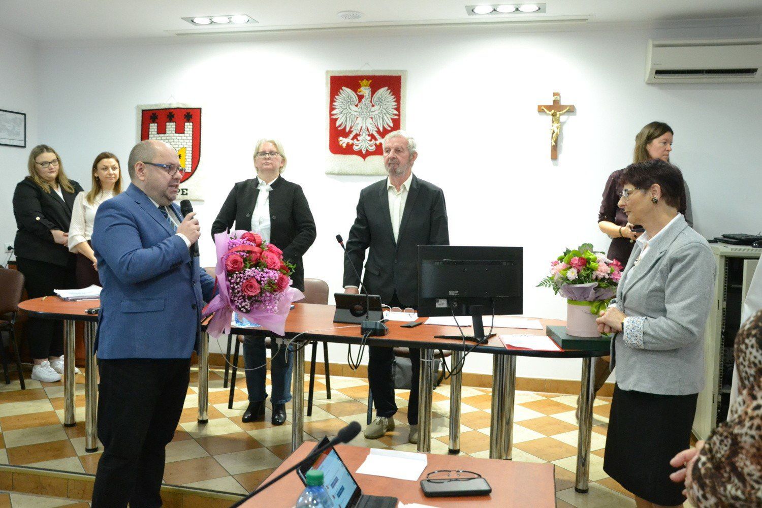 Bożena Ciesielska z tytułem &#34;Zasłużona dla miasta i gminy Skępe&#34;