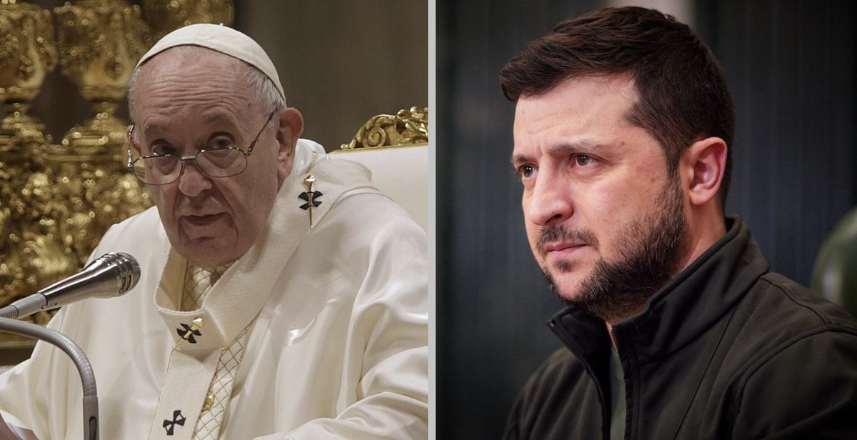 Zełenski potwierdza, że zaprosił papieża do Ukrainy, fot. AFP PHOTO / Ukrainian presidential press service 