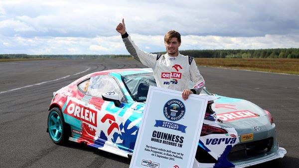 Kuba Przygoński po pobiciu rekordu