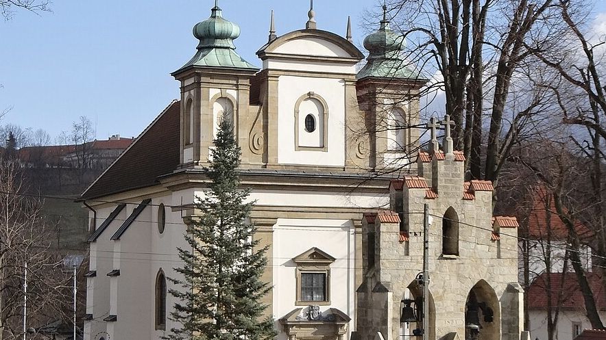 Kościół pod wezwaniem NMP w Nowym Wiśniczu w województwie małop 