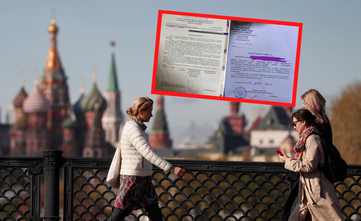  Rozsyłają pisma po hotelach w Moskwie. Są zdjęcia