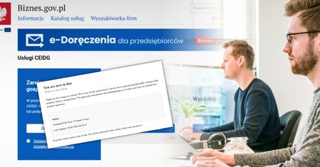 Ponad 9000 minut. Gigakolejka. Nadal czekają na adres do e-Doręczeń