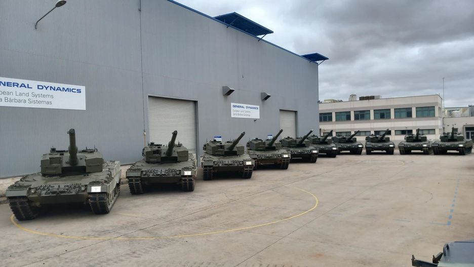 Hiszpania wysłała na Ukrainę 10 czołgów Leopard 2A4.