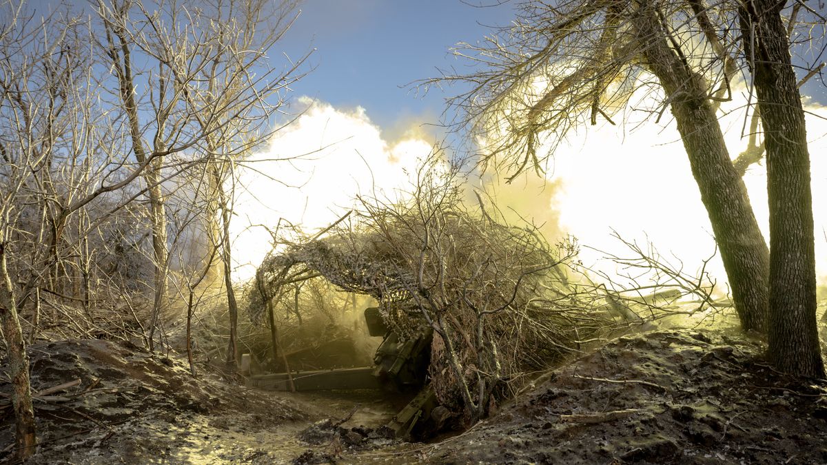 Military mobility of Ukrainian soldiers in the direction of Avdiivka
DONETSK OBLAST, UKRAINE - DECEMBER 16: Soldiers of 59th Motorized Brigade of the Ukrainian army fire artillery towards Russian positions to support frontline troops in the direction of Avdiivka, Donetsk Oblast, Ukraine on December 16, 2023. (Photo by Ozge Elif Kizil/Anadolu via Getty Images)
Anadolu
military mobility