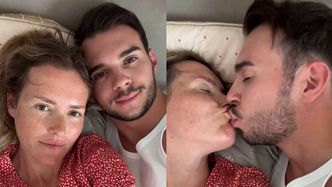 Olga Frycz epatuje miłością na całuśnych fotkach z młodszym o 9 lat narzeczonym