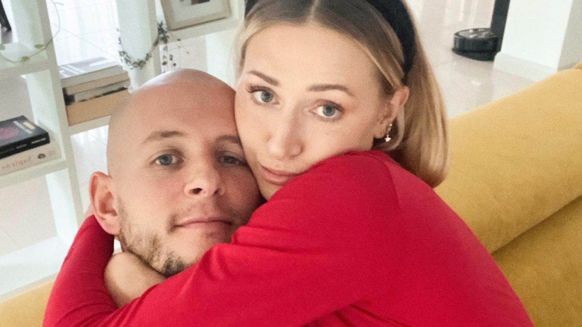 Bartosz Kurek z żoną Anną