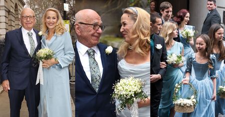 Najbogatszy magnat medialny, 85-letni Rupert Murdoch, poślubił byłą modelkę (ZDJĘCIA)