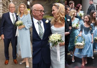 Najbogatszy magnat medialny, 85-letni Rupert Murdoch, poślubił byłą modelkę (ZDJĘCIA)