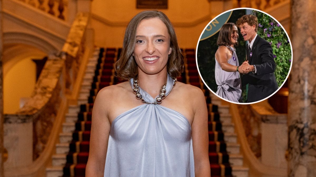 Iga Świątek zatańczyła z Jannikiem Sinnerem na uroczystym balu