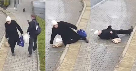Centrum Pabianic. Straż Miejska pokazała szokujące nagranie