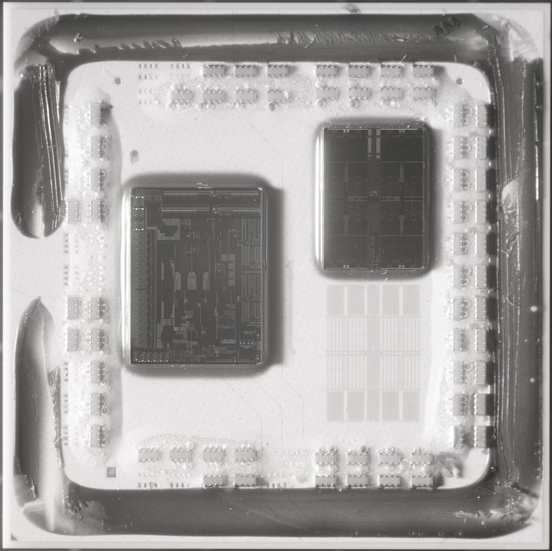 AMD Ryzen 5 3600 - zdjęcie w podczerwieni