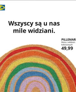 Ikea włącza się do walki o prawa osób LGBT+ poprzez tęczową wycieraczkę do butów