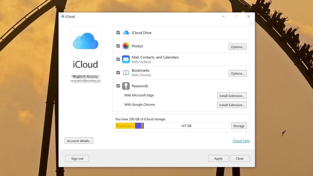 iCloud dla Windows
