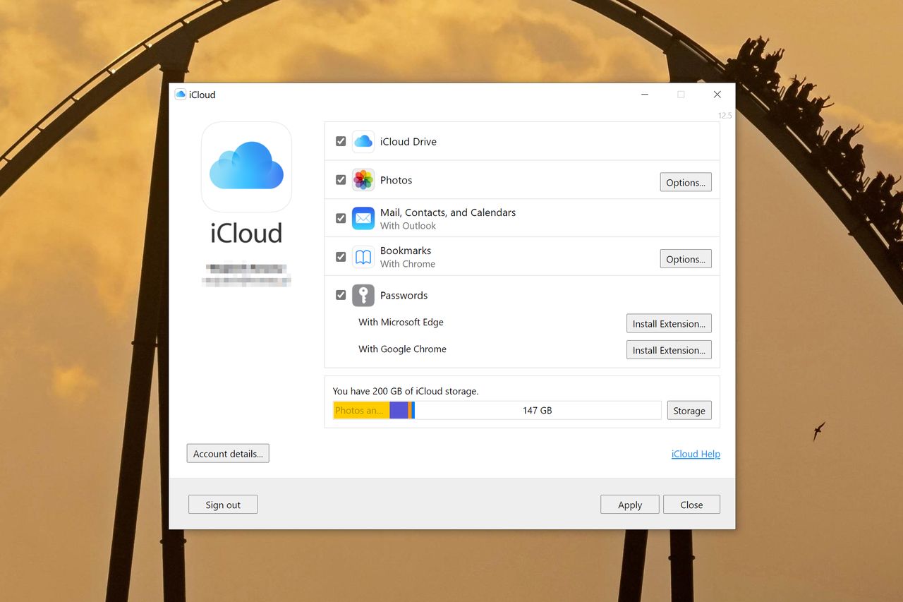 iCloud dla Windows