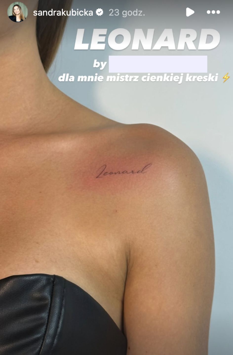 Sandra Kubicka pochwaliła się nowymi tatuażami
