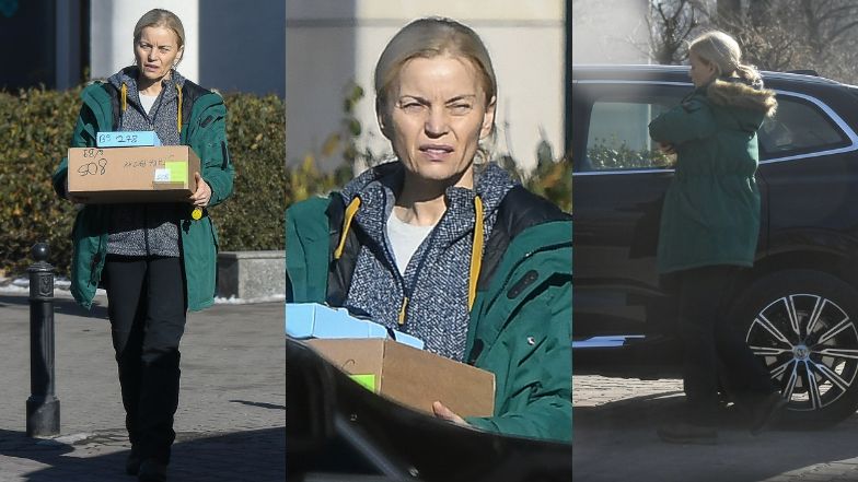 Małgorzata Foremniak zaparkowała na zakazie