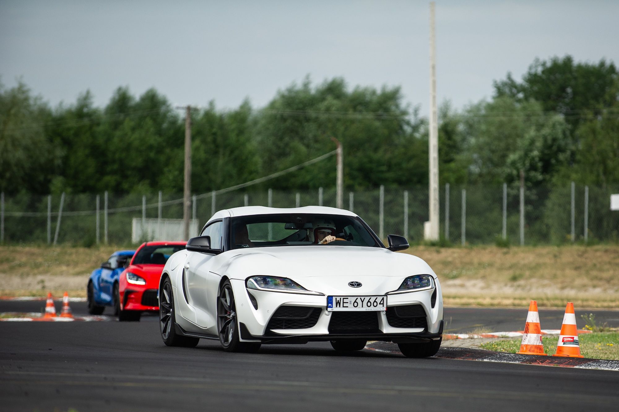 Toyoty GR na torze Słomczyn