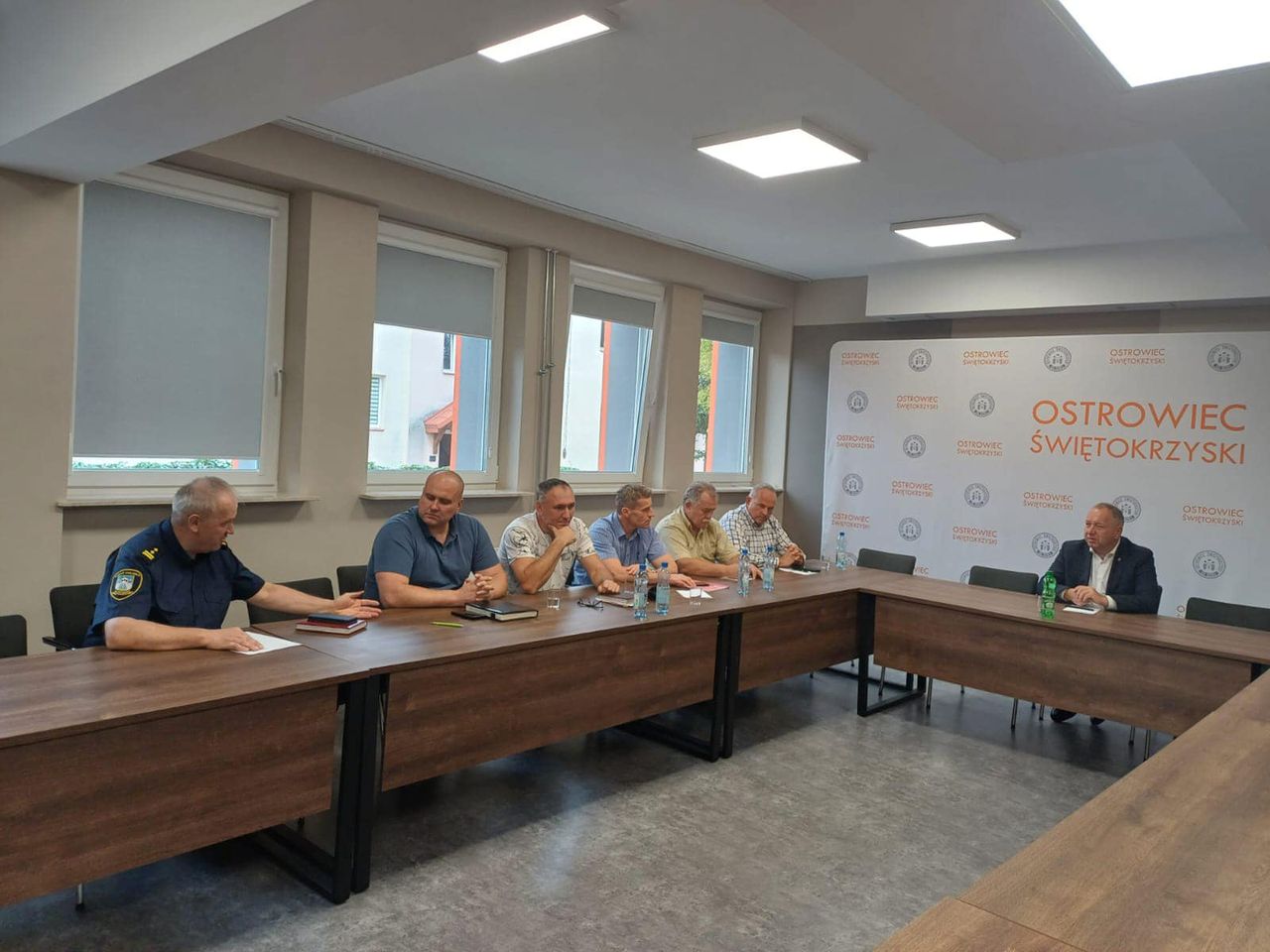 Zebranie Miejskiego Zespołu Zarządzania Kryzysowego