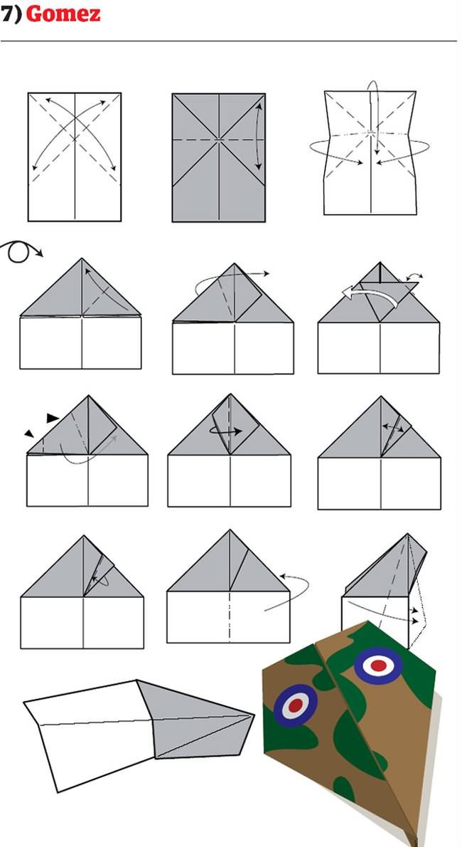 12 najfajniejszych papierowych samolocików 5