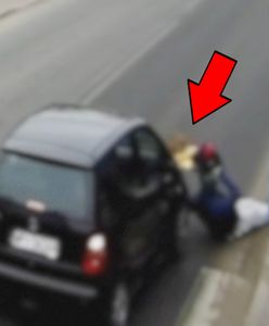 Mężczyzna i dziecko potrąceni na pasach. Koszmarne nagranie z Mazowsza