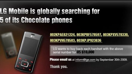 LG płaci 10.000$ za czekoladkę! 1